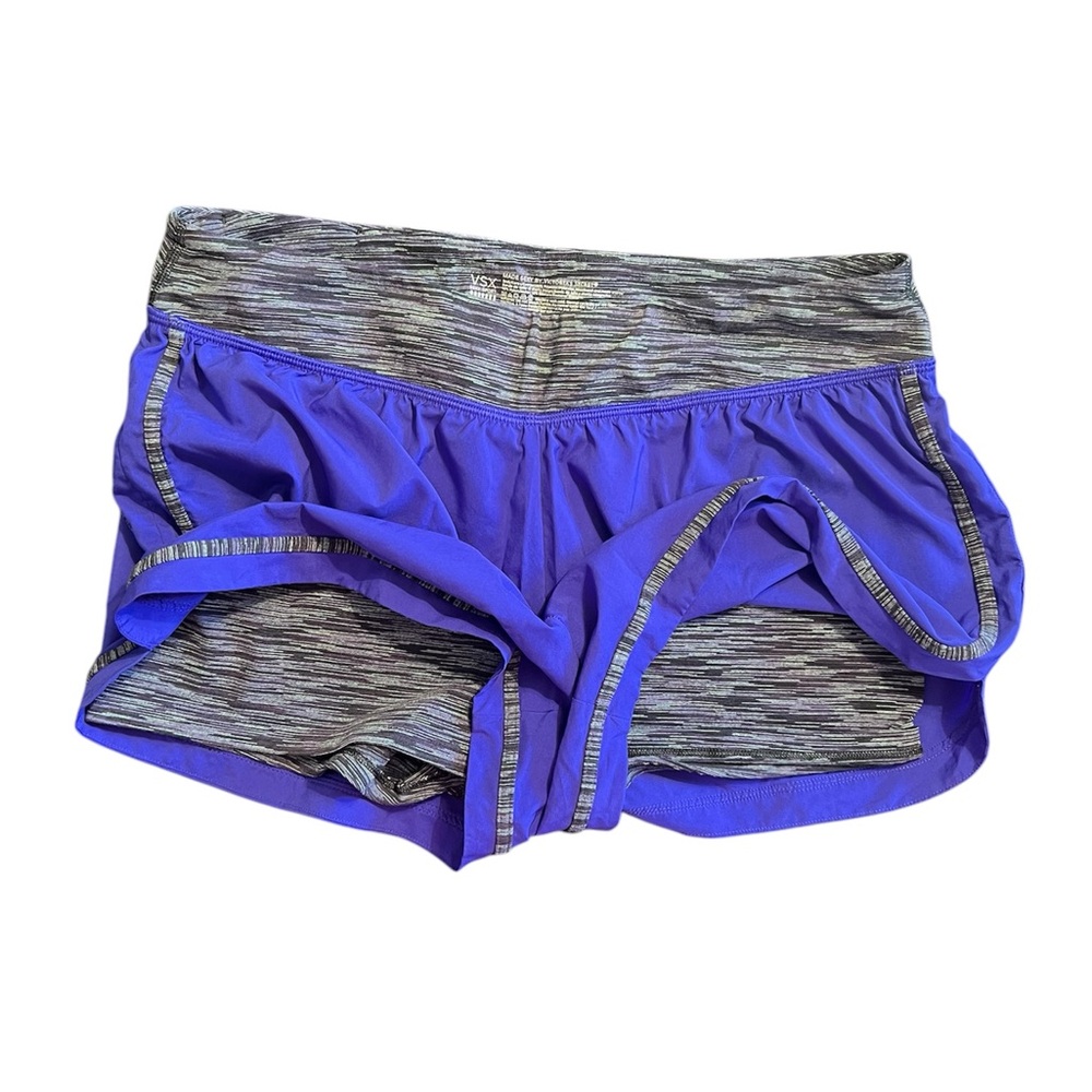 VSX Victoria’s Secret purple blue athletic shorts Size L - Picture 5 of 8